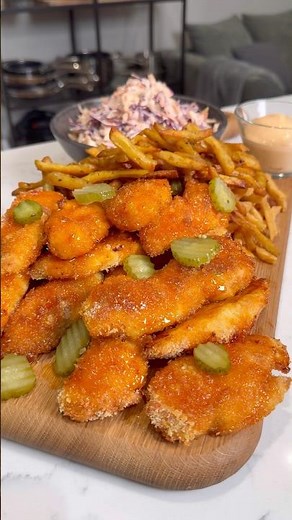 Crispy Baked Hot Honey Chicken 😍 #recipe