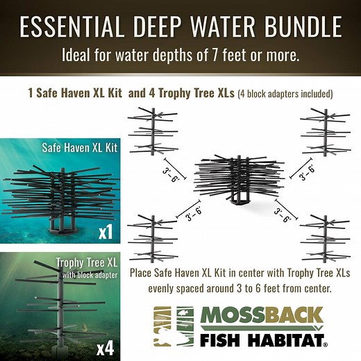 Essential Deep Water Bundle | MossBack Fish Habitat