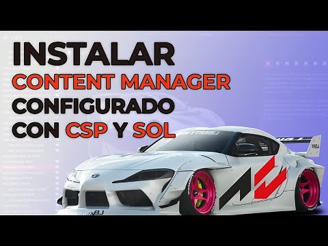 Como instalar content manager para assetto corsa con csp y sol
