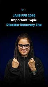 Disaster Recovery Site | JAIIB PPB Most Important Topics | JAIIB May 2026 Preparation