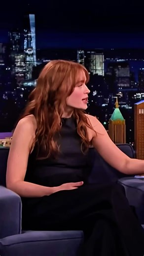 sadie sink with jimmy fallon in tonight show#sadiesink #jimmyfallon #tonightshow #fallontonight #trendiing