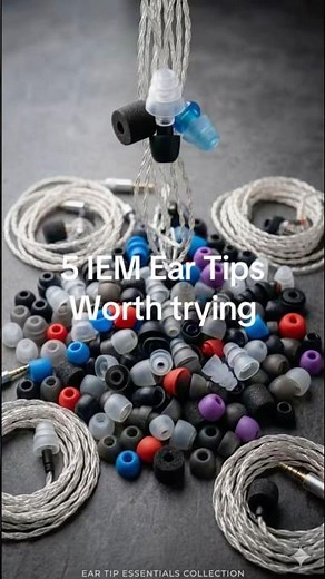 5 IEM Ear Tips That Can Completely Change Your Sound 🎧 #iem