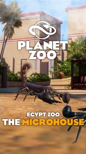 🦟 We Built A DETAILED MICROHOUSE in our Egyptian Zoo Project! | #planetzoo