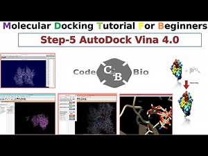Molecular Docking AutoDock4.0 | Step-5 | Step by Step Tutorial | Basics For Beginners Tutorial |