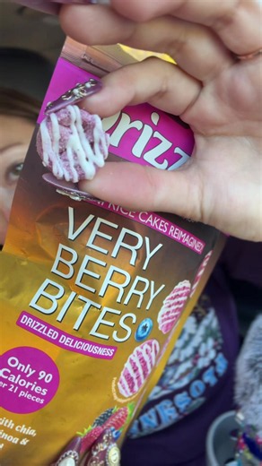 Drizzilicious Mini Rice Cakes Taste Test ASMR — Crunchy Vegan Snack Review