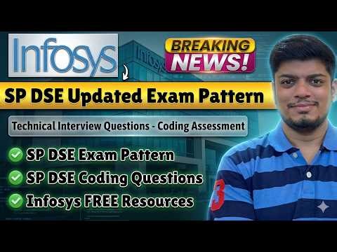 🔥Infosys Exam Pattern 2025 | Infosys SP DSE Exam Pattern 2025 | Infosys Coding Questions 2025