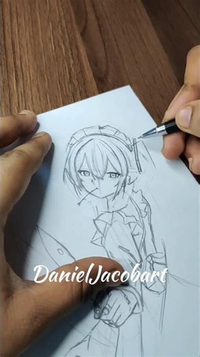 miku drawing #art #anime #animestyle #sketch #shorts