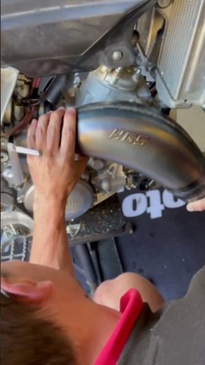 Complete HGS Exhaust system: unboxing and mounting on a Yamaha 125 YZ 2024