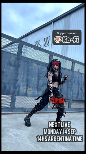 NextLive📹 #cybergoth #cybergothic #rave #dance #industrialdance #techno #gothclub #technodance 📹