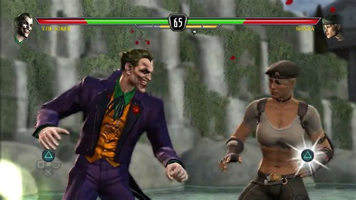 MK vs DC battles - The Joker vs Sonya