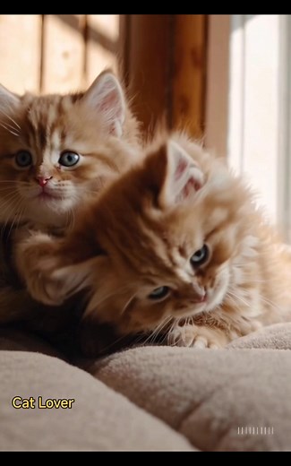 Orange baby kittens ♥️ #kittens #cats 🐾😻 | Cat lover