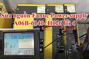 Sửa nguồn Fanuc lỗi số 4 Alarm 433, 9051 Low Volt DC Link