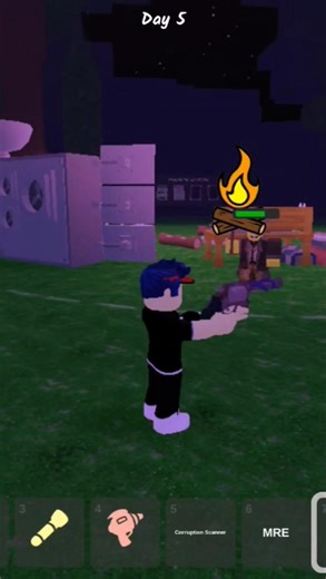 Roblox Killing Cultist with Corrupted Revolver 🔥🔥 #roblox #99nightintheforest #gaming