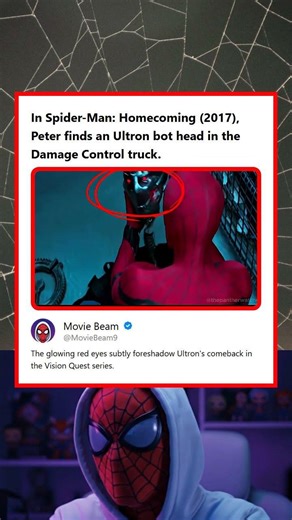 Spider-Man Homecoming 2017 Ultron Bot Head Foreshadows Ultrons Vision Quest Comeback
