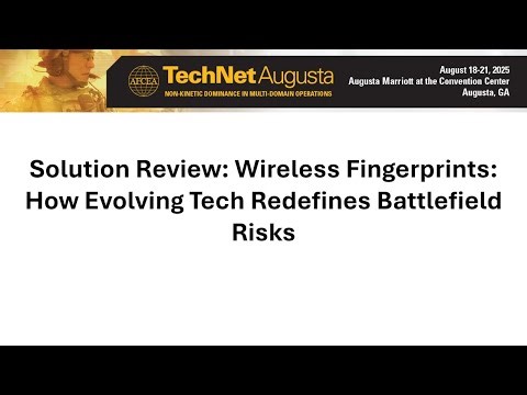 Solution Review: Wireless Fingerprints: How Evolving Tech Redefines Battlefield Risks
