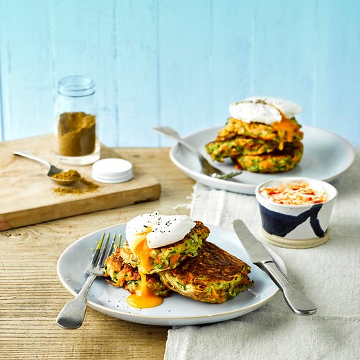 Carrot, Courgette and Cumin Fritters Recipe