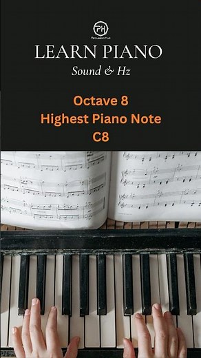 Octave 8 Piano Note | C8 | 4186.01 Hz | Ear Training