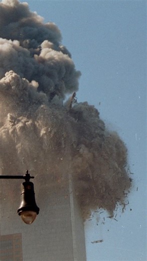 wtc on Instagram: "The collapse of the North Tower, (one World Trade Center) filmed by Dr. Mark Heath from the West Street. #neverforget"