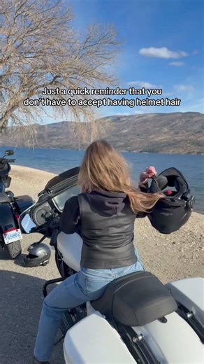 Solution for riding motorcycles with long hair