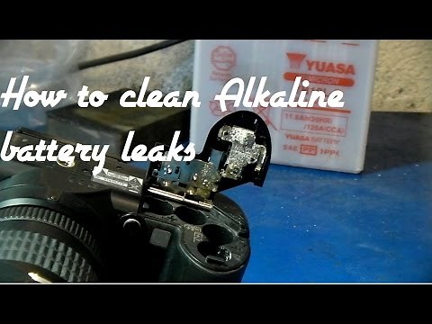 How To Clean Alkaline Battery Corrosion From Contacts