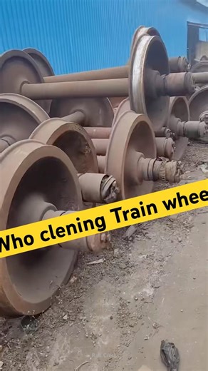 How to clean Train wheels #shorts #train