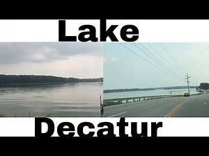 Drive by lake Decatur
