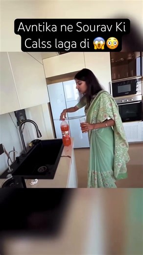 Avntika ne laga Sourav Daa Ki Calss 😱😳#shorts #souravjoshivlogs #wife #husbandwife #fighting