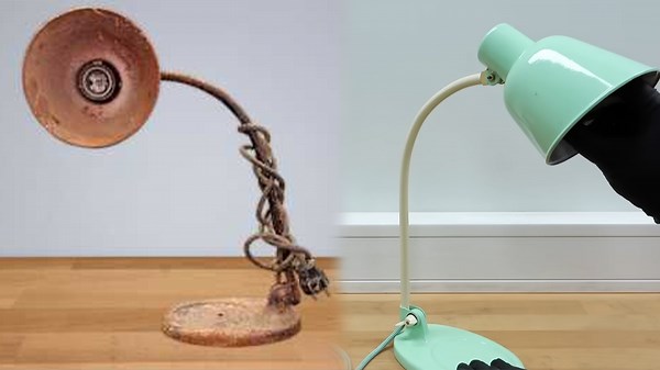 Restoring a Rusty Lamp into a Stylish Masterpiece