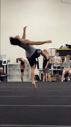 SLOW MOTION BACKFLIPS OFF 1 LEG Martial Arts Tricking Gainers Gymnast Training Circus Fit Xtreme