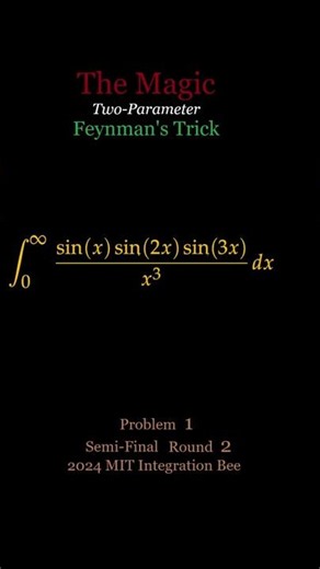A Two-Parameter Feynman's Trick vs. A Brutal MIT Integral