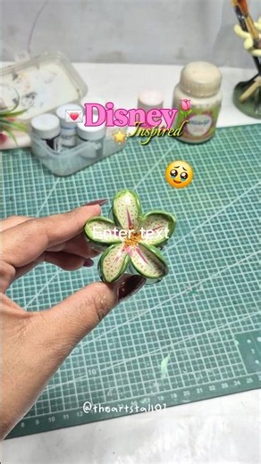 I painted on claw clip😋🌺✨️|diy hair clip | #artshorts