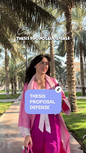 Thesis Proposal Defense Experience at University of Sharjah