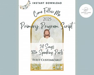 LDS Primary Program Script Completely Customizable 2025 Doctrine & Covenants Primary Sacrament Meeting Presentation Outline Come Follow Me - Etsy