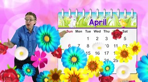 April _ Calendar Song for Kids _ Month of the Year Song _ Jack Hartmann