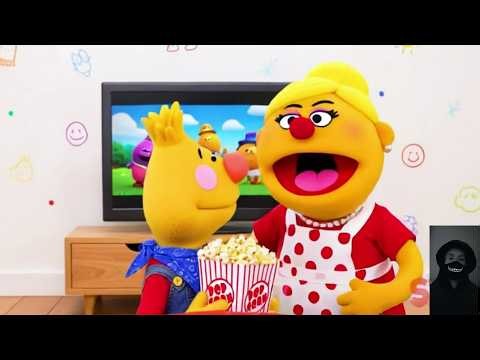 The puppet gets his Popcorn taken away by Mom for bedtime Super Simple Songs effects by VFX Maze
