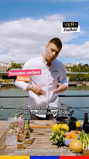 Une terrasse, des gambas et Pascal Barandoni pour une recette qui sent le sud ! | Konbini