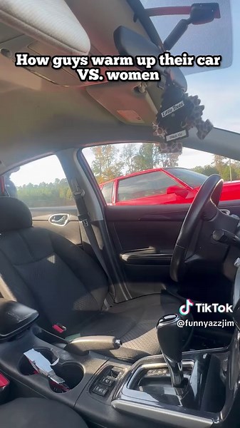 A female will drive before the car crank up if they could!😂 #fyp #viral #share