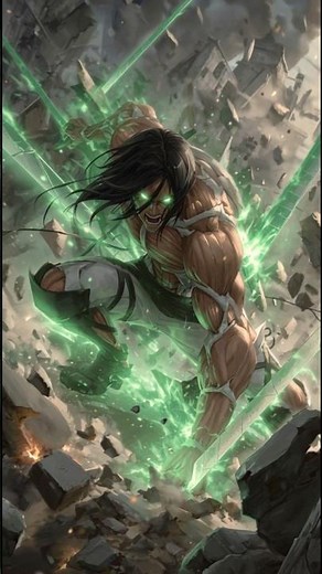 Eren Yeager Evolution 🔥 From Scout Soldier to Founder Titan | Anime Transformation