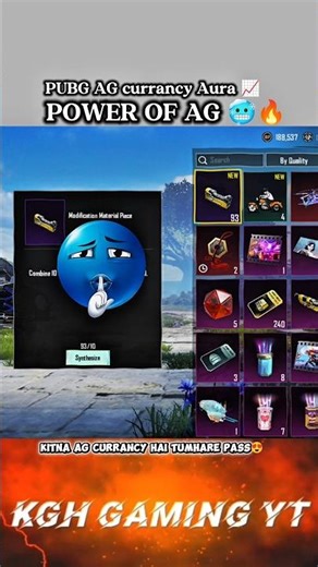 PUBG Free Ag currency💲❌ PUBG black money 🤑✅ Free material with AG #kghgamingyt