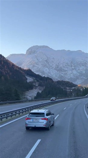 Just mountains, road and beautiful music! #travel #austria