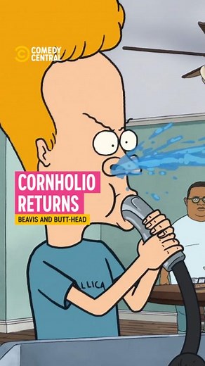 The Return Of The Great Cornholio 🤴🧎 #BeavisandButtHead | Comedy Central UK