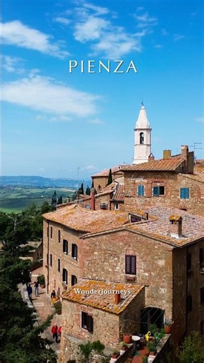 A spring time dream. Pienza in Val D’Orcia Tuscany.