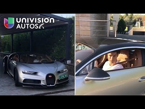 Cristiano Ronaldo muestra su Bugatti de 3 millones de dólares
