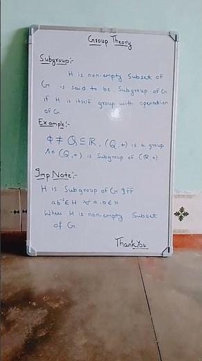 Subgroup and it's example /Group Theory/IIT JAM/BSC/CMI/NBHM/Abstract Algebra