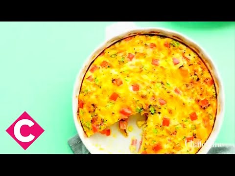 Ham and cheese frittata