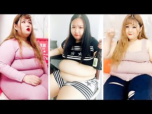 BBW CHUBBY BELLY GIRLS CUTE MOMENTS compilation,plus size fashion fat girls tiktok funny videos 2019