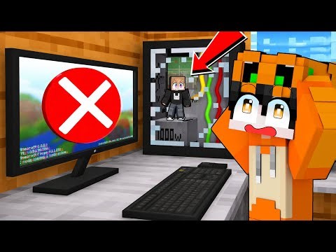 I'M TRAPPED INSIDE KEZRI'S COMPUTER IN MINECRAFT!!