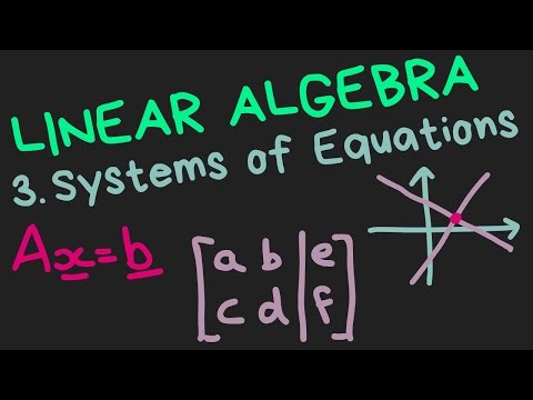 Linear Algebra - Lecture 3