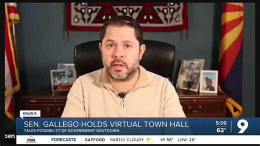 Ruben Gallego talks ICE, government shutdown during virtual town hall