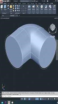 Extrude command used, autocad 3D